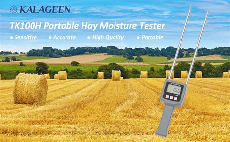 TK100H Portable Hay Moisture Meter for Accurate Hay Testing